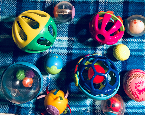monkey toys balls